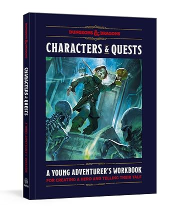 Characters & Quests (Dungeons & Dragons): A Young Adventurer's Workbook