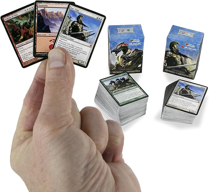 Worlds Smallest Magic: The Gathering - Heroes VS. Monsters y Ajani VS. Nicol Bolas | Magic: The Gathering y accesorios TCG en PiedraBruja Chile