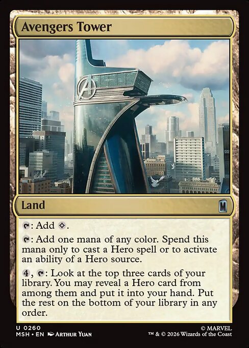 Avengers Tower Regular Foil (ingles) 260 | Singles MTG en PiedraBruja