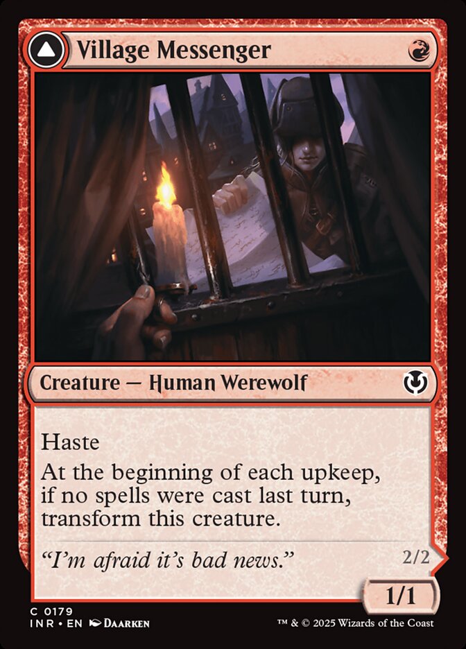 Village Messenger // Moonrise Intruder Regular Foil (ingles) 179