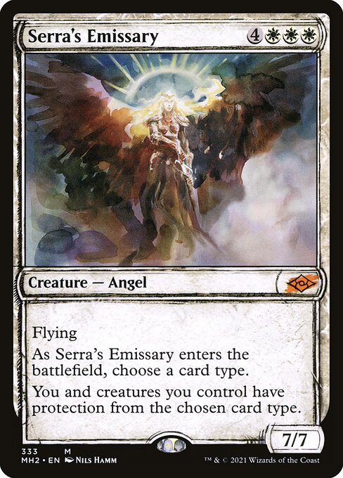 Serra's Emissary Showcase (ingles) 333 | Singles MTG en PiedraBruja