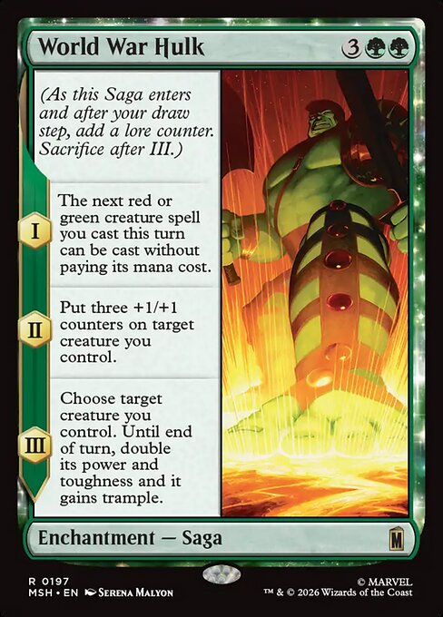 World War Hulk Regular Foil (ingles) 197 | Singles MTG en PiedraBruja