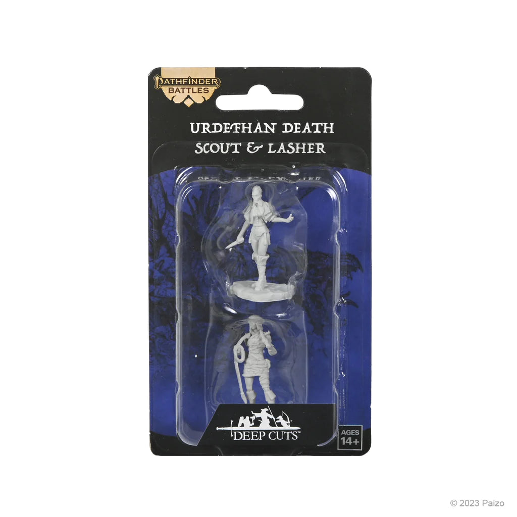 Wizkids Deep Cuts Miniatures: Unpainted Minis - Wave 22 - Urdefhan Lasher & Death Scout