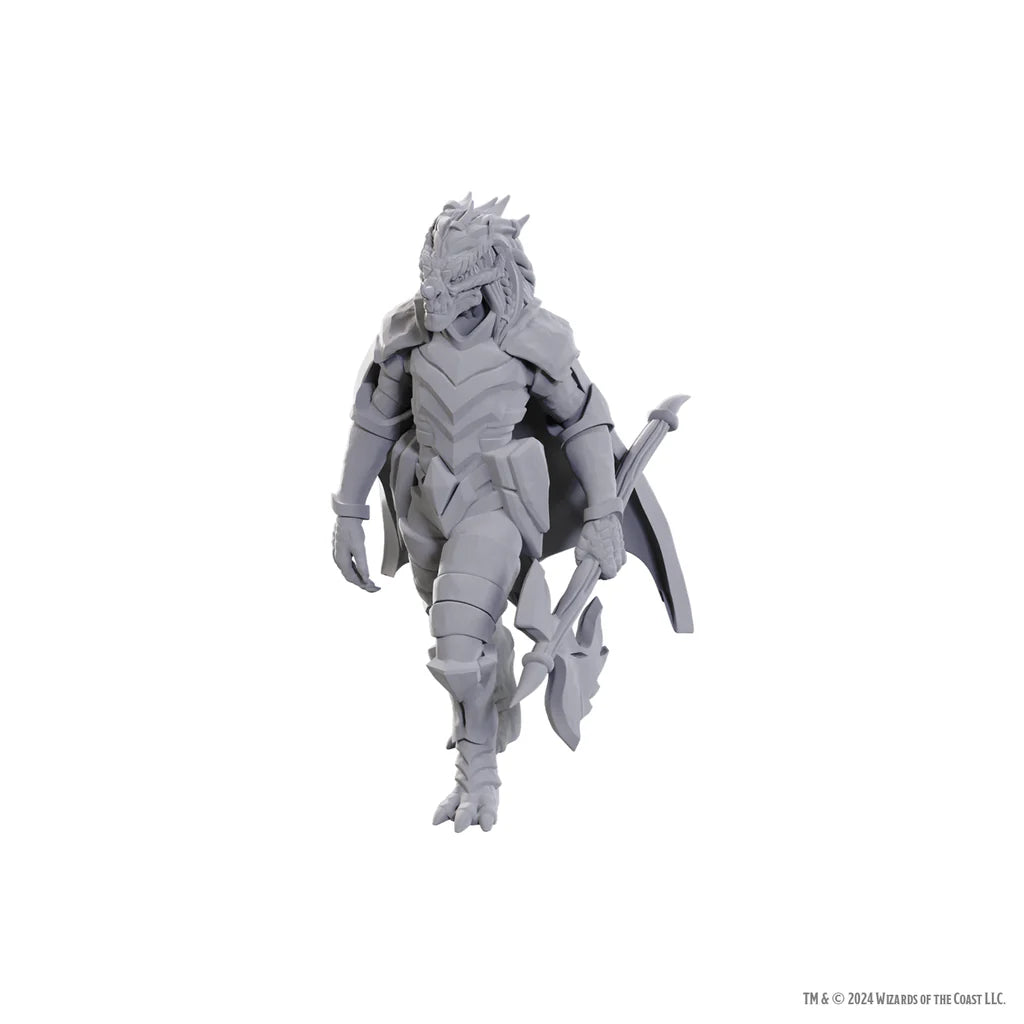 Nolzur’s Marvelous Miniatures: Unpainted Minis 25 - Dragonborn of Tiamat