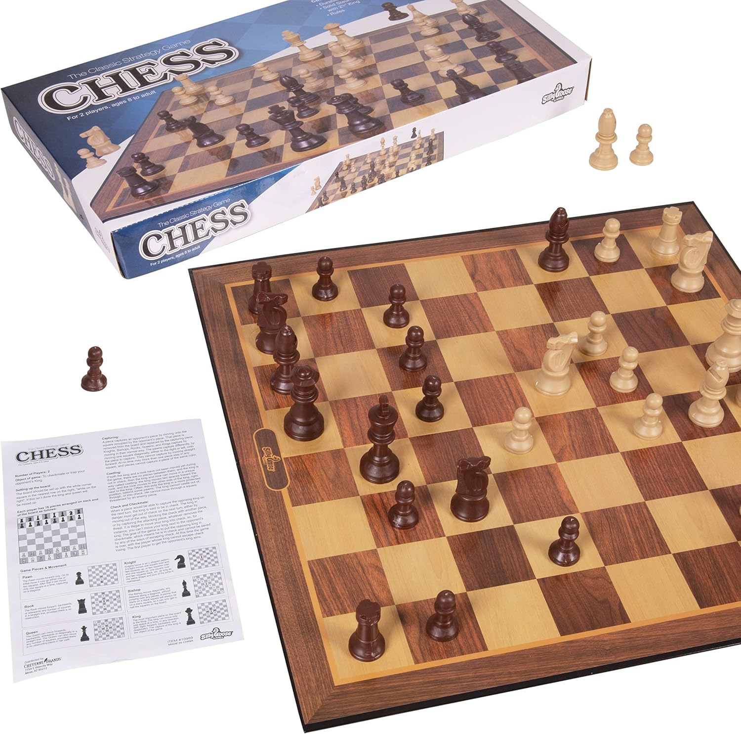 Tablero de Ajedrez de Carton Plegable