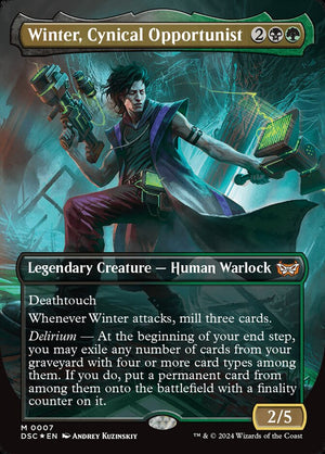 Winter, Cynical Opportunist Borderless 7 (Ingles) | Singles y cartas sueltas de Magic: The Gathering en PiedraBruja Chile
