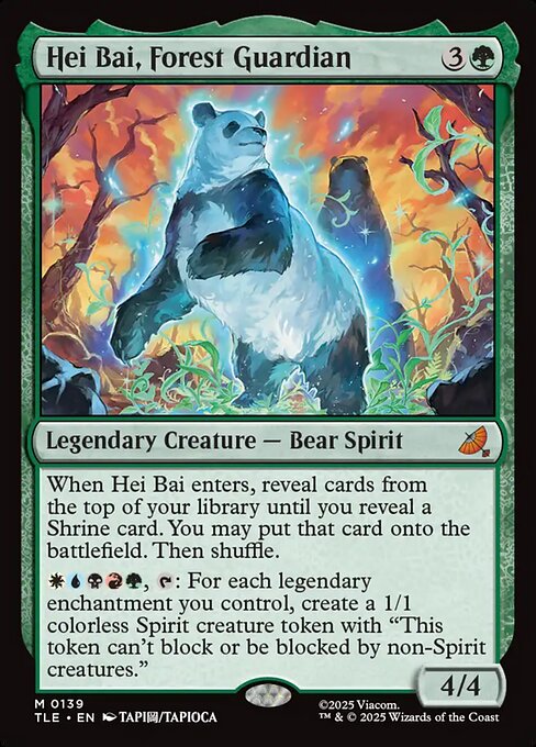 Hei Bai, Forest Guardian Regular Foil (ingles) 139