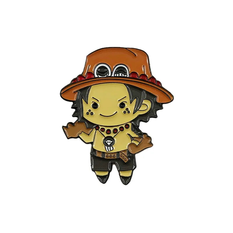 Pin esmaltado One Piece Portgas D Ace | Coleccionables, figuras y artículos geek en PiedraBruja Chile