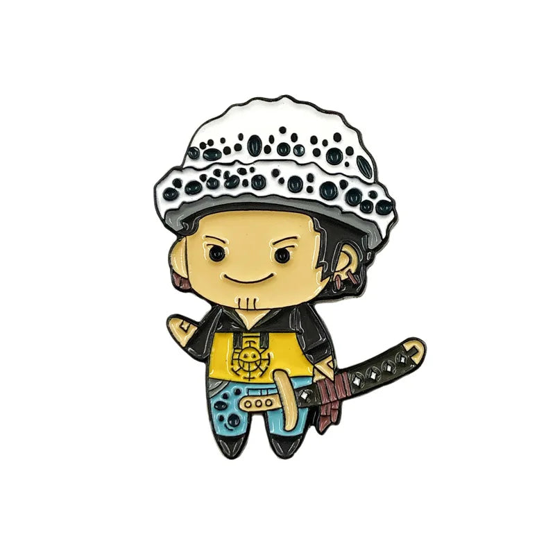 Pin esmaltado One Piece Law | Coleccionables, figuras y artículos geek en PiedraBruja Chile