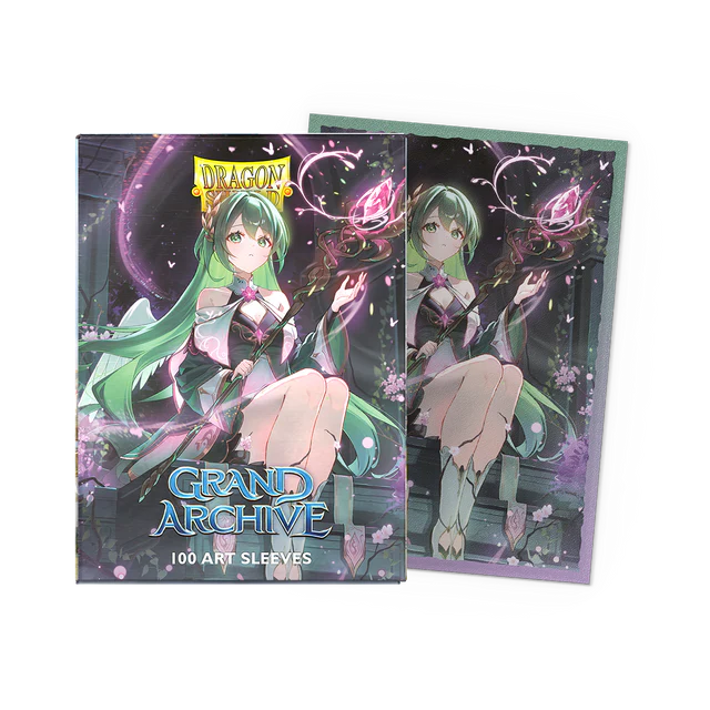 Matte Dual Art Sleeves - Grand Archive Radiant Origins- Ariel, Archangel of Natura x100