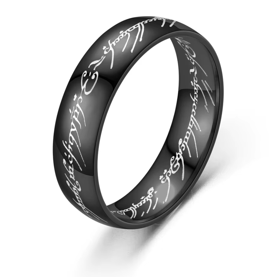Anillo Único Dark Señor de los Anillos Talla 13
