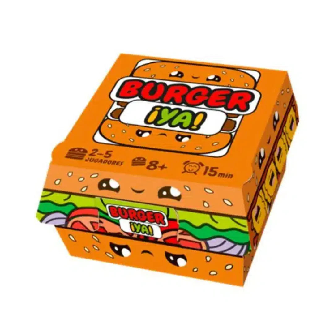 Caja del juego de mesa burger ya
