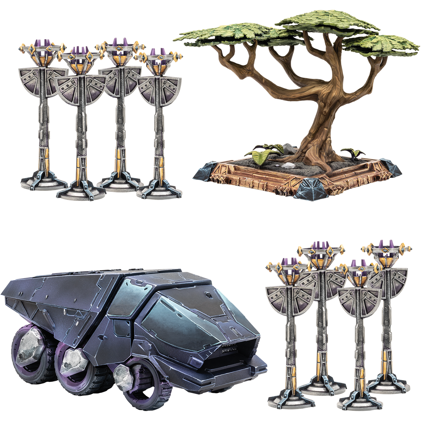 Marvel Crisis Protocol - Kingdom of Wakanda Terrain Pack