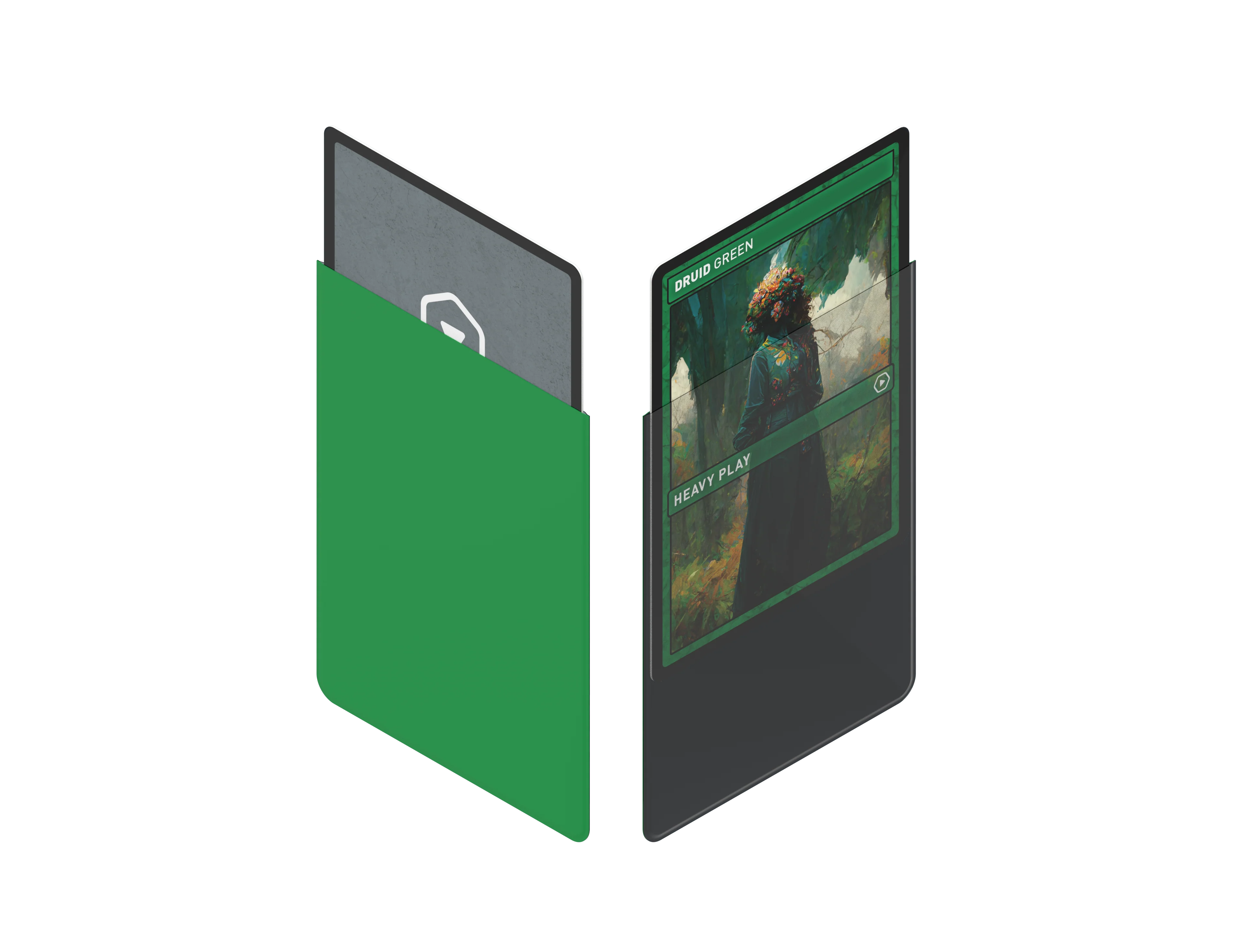 Protector Curvo - Druid Green Standard (x100) Heavy Play