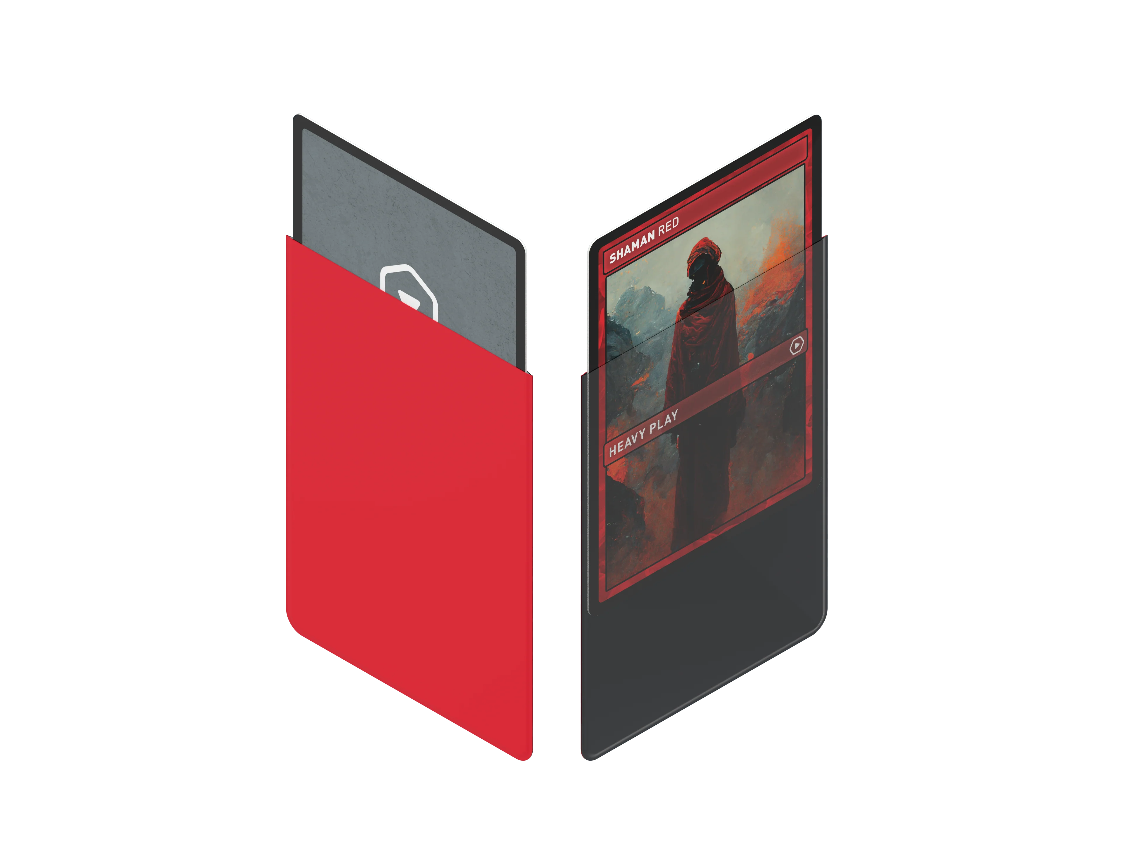 Protector Curvo - Shaman Red Standard (x100) Heavy Play