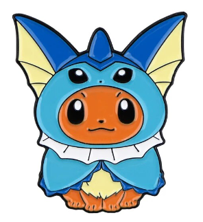 Pin Esmaltado Eevee Vaporeon | Coleccionables, figuras y artículos geek en PiedraBruja Chile