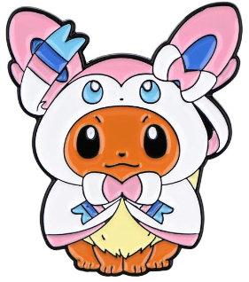 Pin Esmaltado Eevee Sylveon | Coleccionables, figuras y artículos geek en PiedraBruja Chile