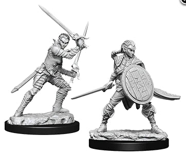 Pathfinder Battles Deep Cuts Female Elf Fighter