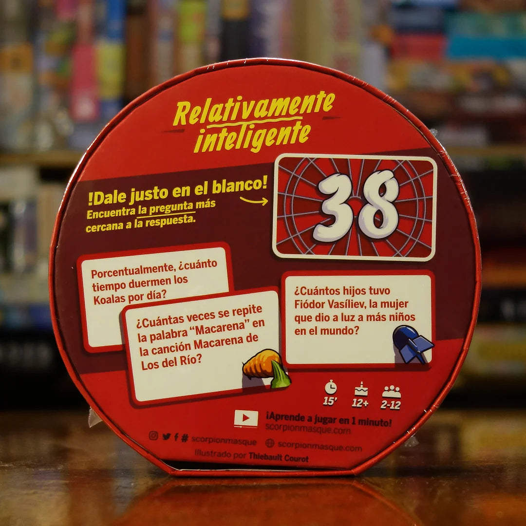 Contraportada del juego de mesa Cero a 100