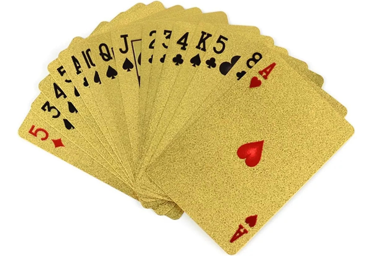 Cartas de Naipe Dorado - Dorso Remolino