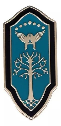 Pin Esmaltado Escudo Gondor | Coleccionables, figuras y artículos geek en PiedraBruja Chile