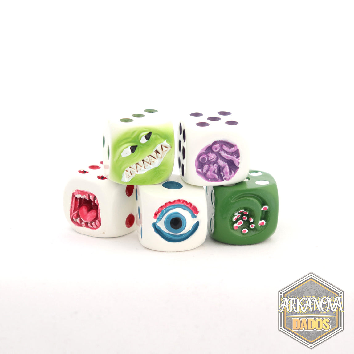 D6 Especial - Monster al Azar en 5 diseños