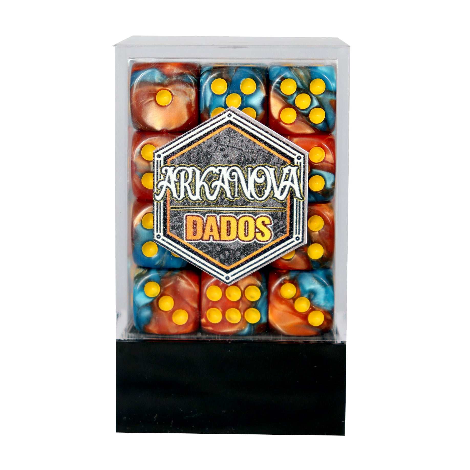 Gemini - 12mm 36 Dados Azul/Rojo