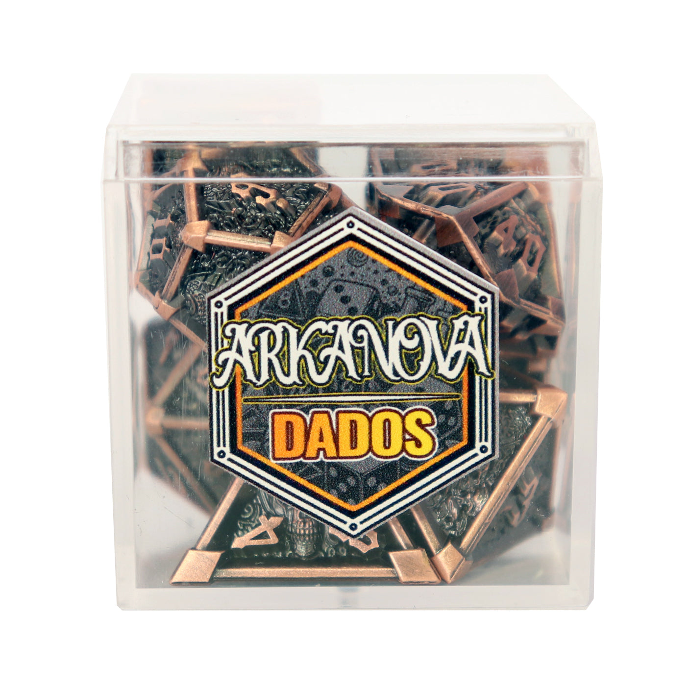 Metálico Cobre Fantasía Negro