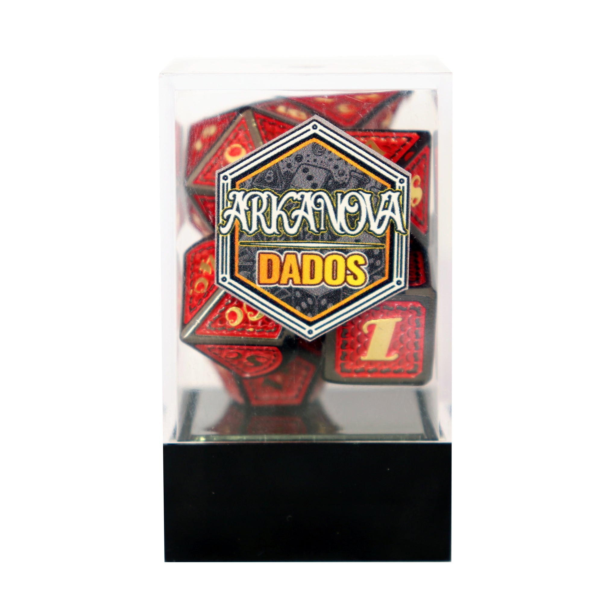 Metálico Escamado Hierro Rojo