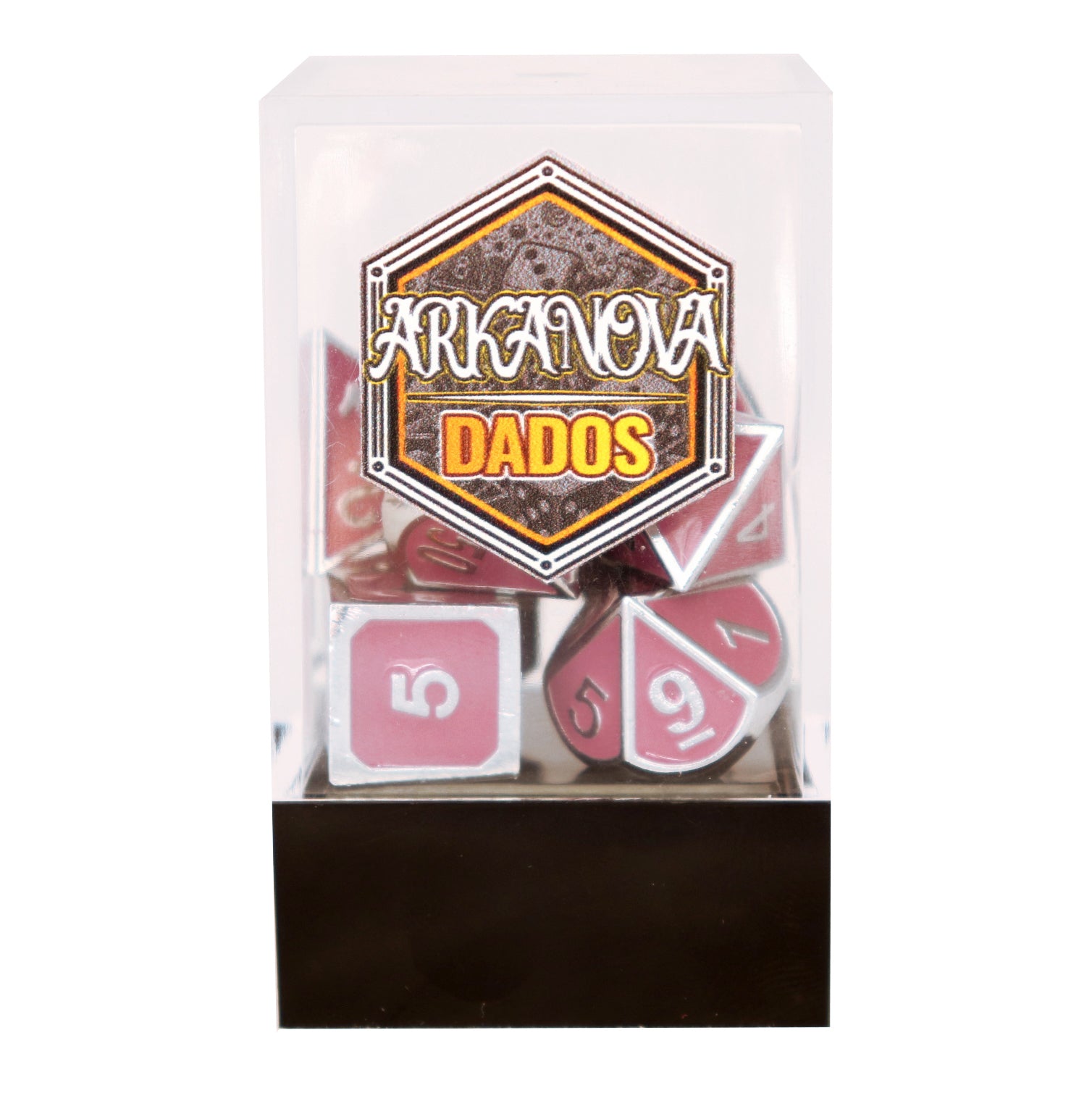 Metálico Esmaltado Morado Plateado