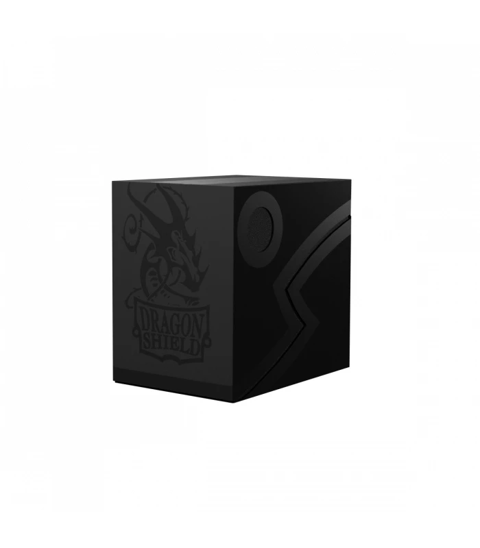 Deckbox Dragon Shield - Shadow Black/Black Double Shell