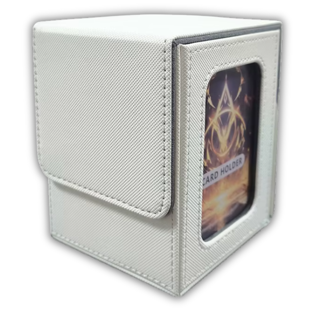 Deck Box Showcase 100+ - Ivory White Grey