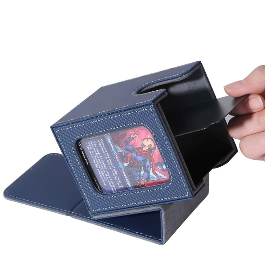 Deck Box Showcase 100+ - Sapphire Blue Grey