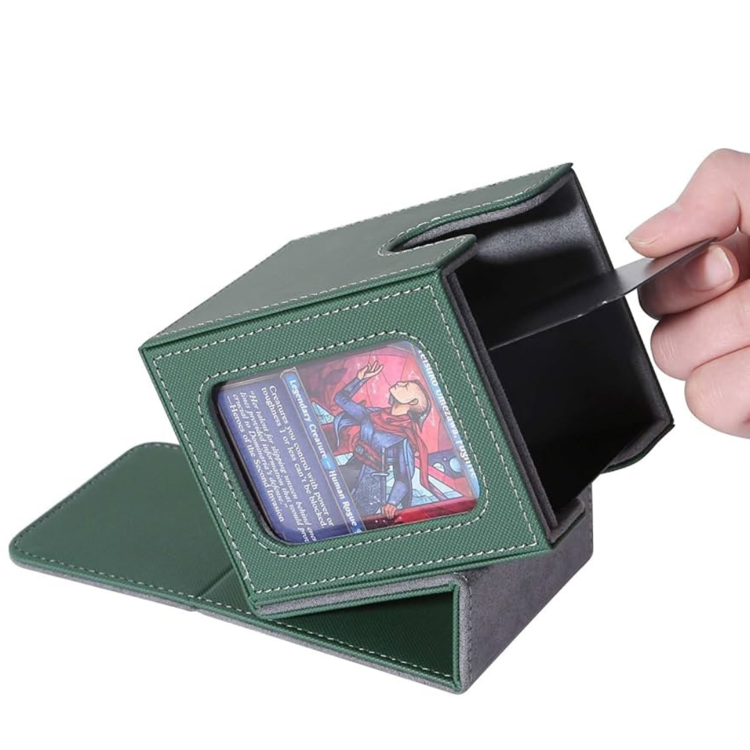 Deck Box Showcase 100+ - Emerald Green Grey