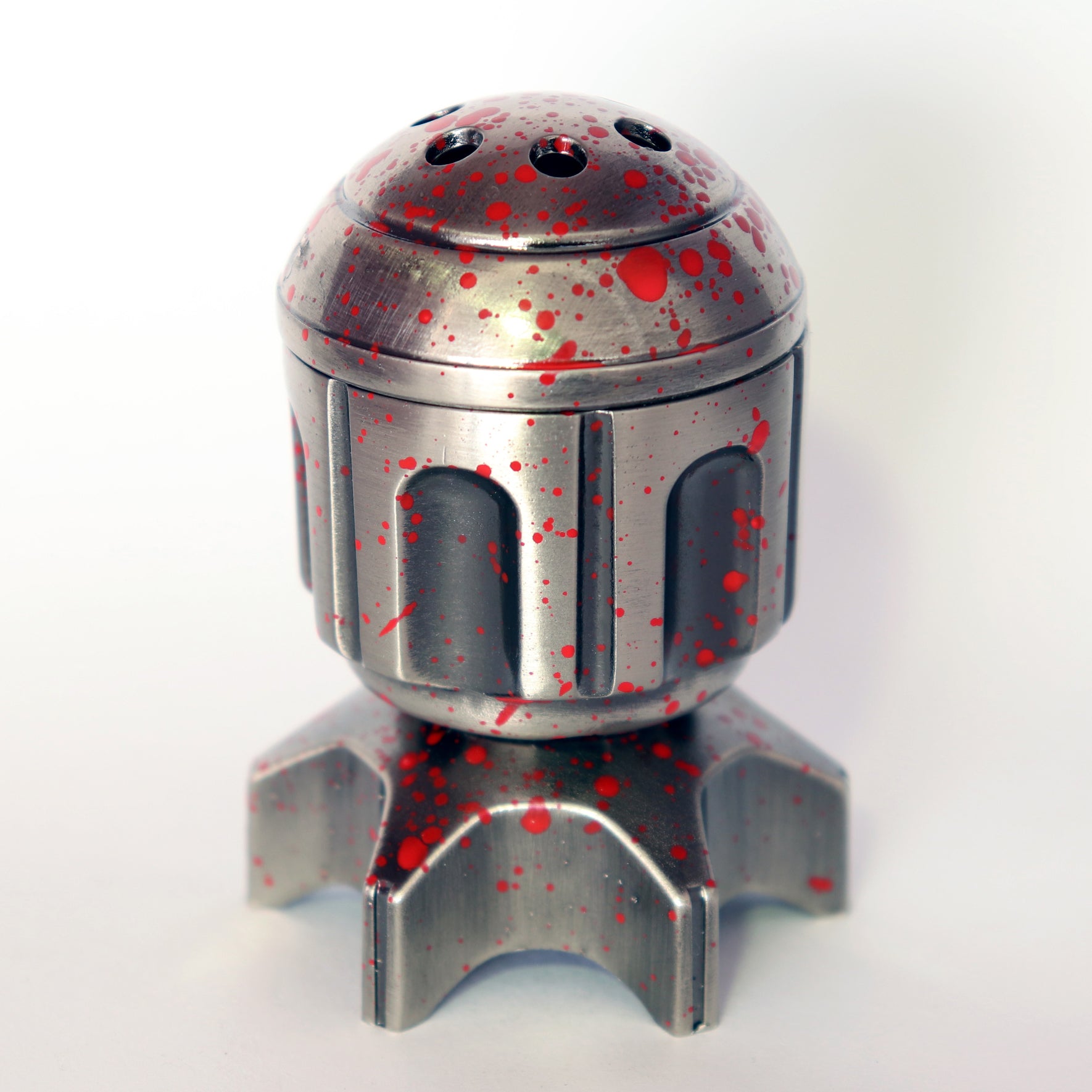 Disco-Dado Vaquero - Metálico Spinner en Plata