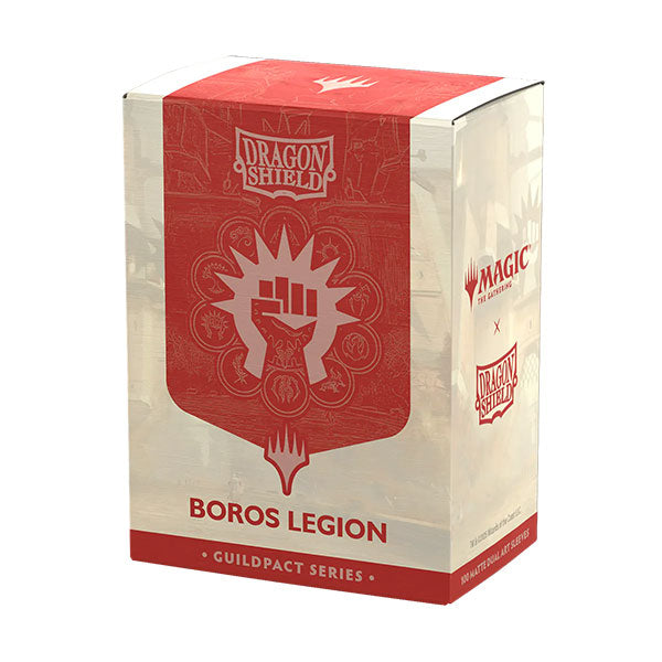 Matte Dual Guildpact Series - Boros Legion' Art x100