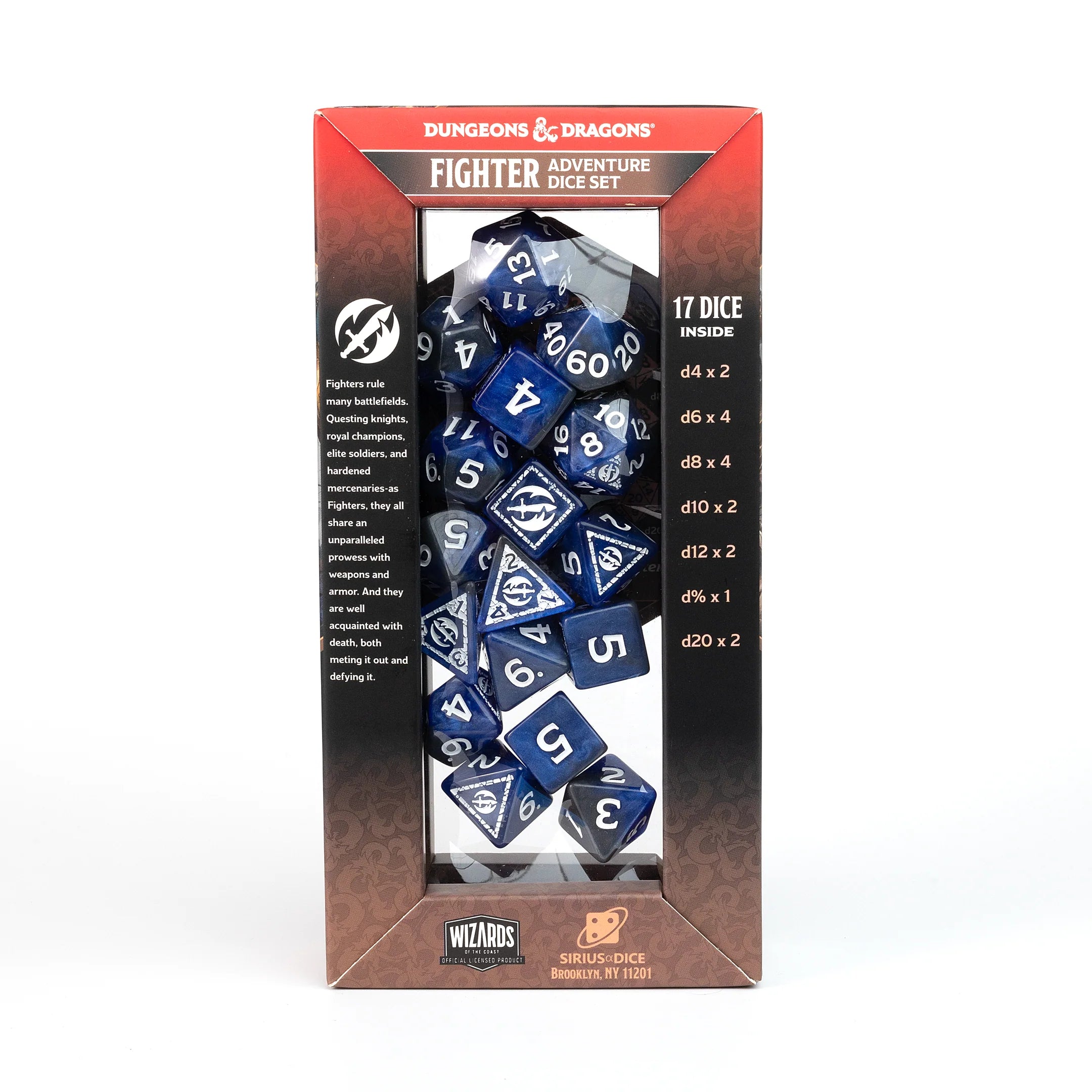 Fighter Blue - Adventure Dice