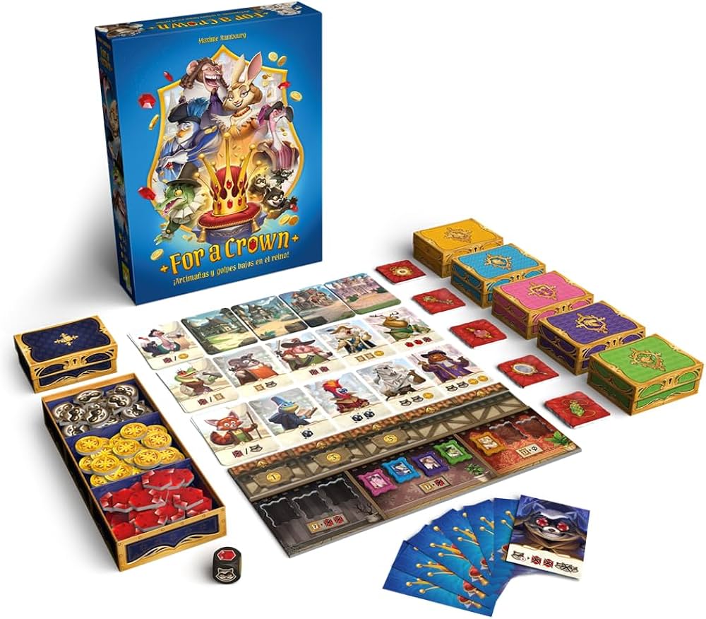 Contenido del juego de mesa for a crown