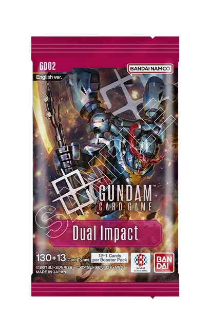 カードゲーム　ガンダムDUAL IMPACT GD-02 GD020新品3box Gundam TCG Dual Impact Booster GD02 | Piedra Bruja – PiedraBruja