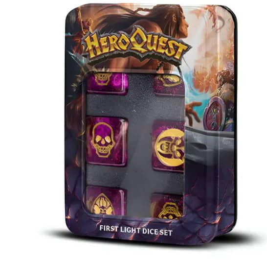 Especial - Hero Quest First Light D6 Dice Set
