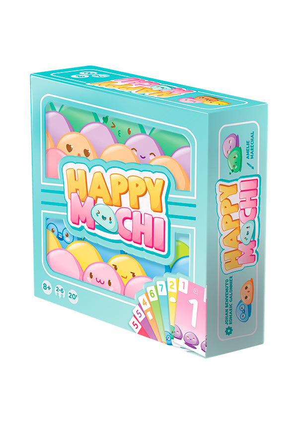 Portada del juego de mesa happy mochi