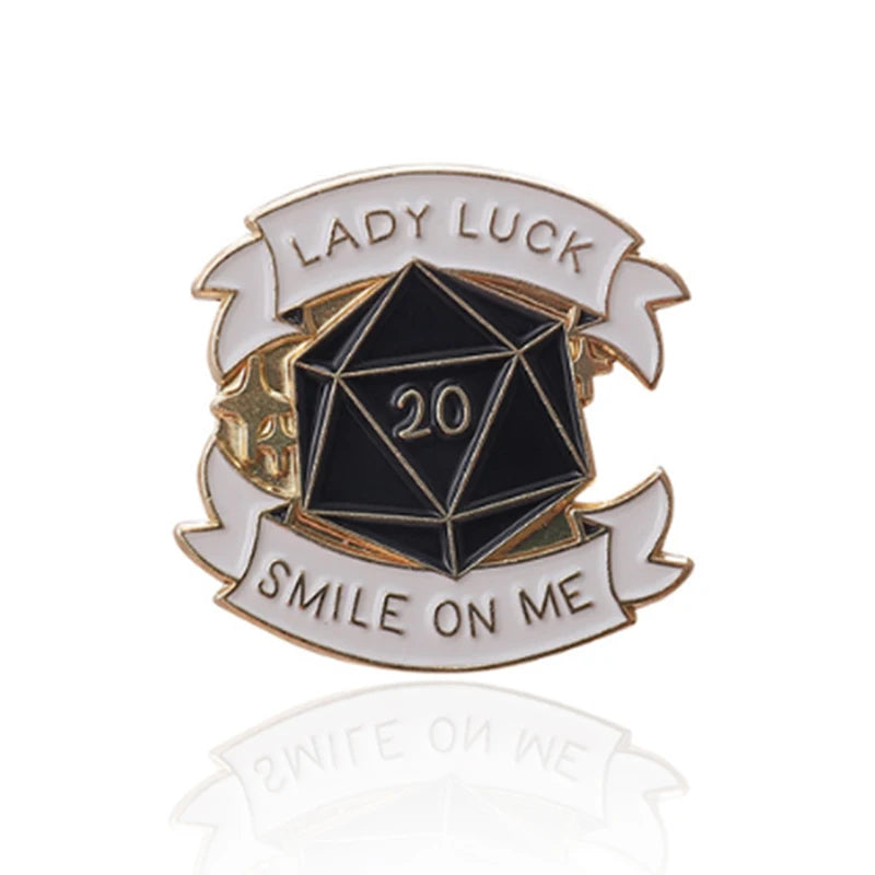 Pin Esmaltado - Lady Luck Negro | Coleccionables, figuras y artículos geek en PiedraBruja Chile