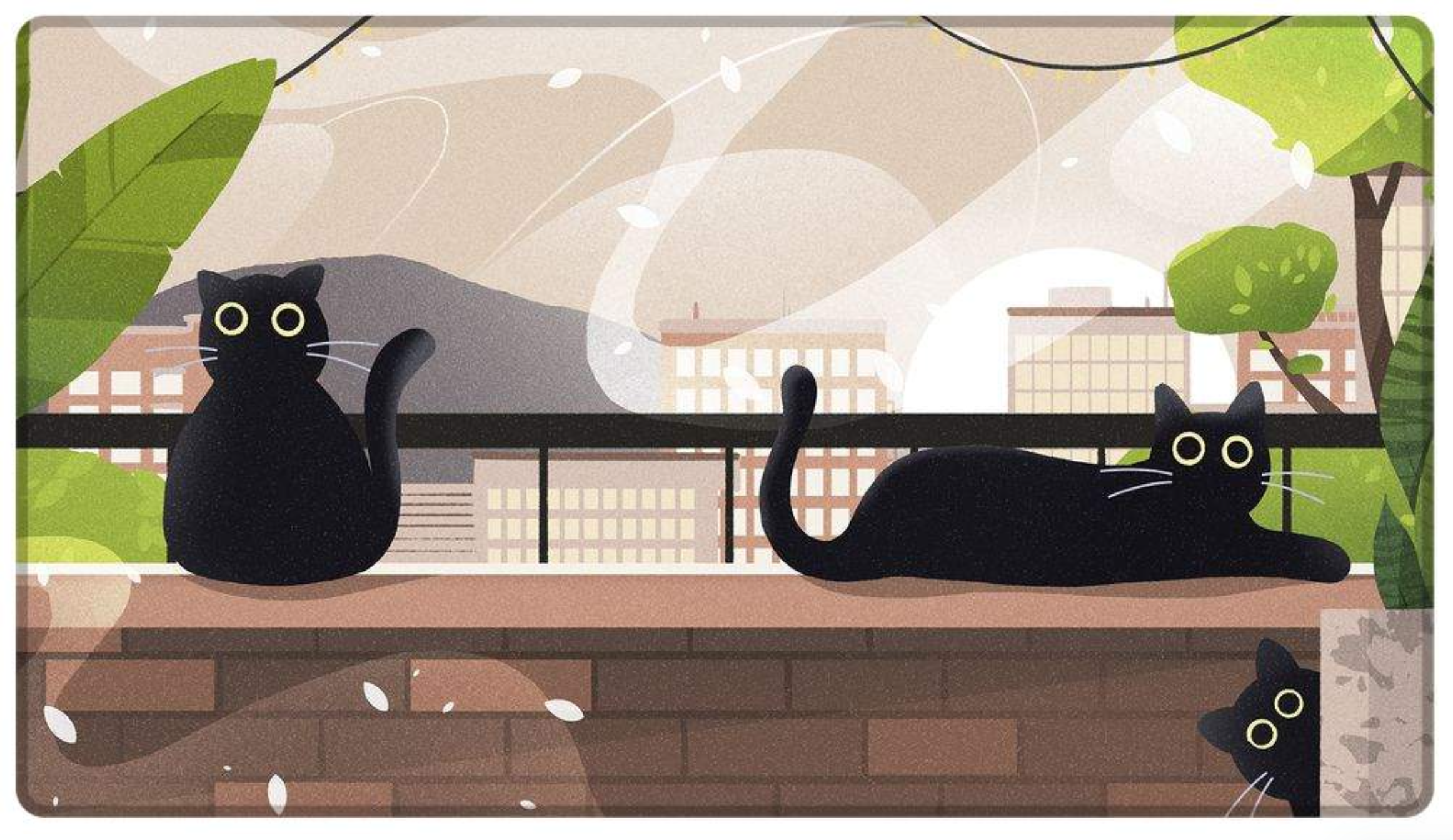 Playmat BALCONY SUMMER - Arte por: @pigmodding