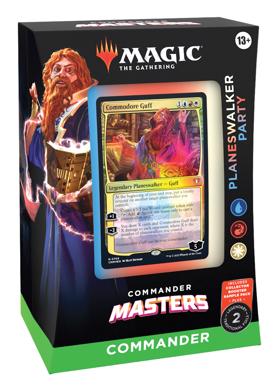 Commander Masters - Commander Planeswalker Party | Magic: The Gathering y accesorios TCG en PiedraBruja Chile