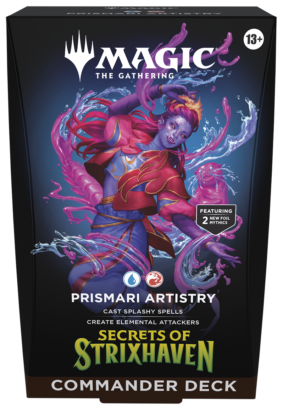 Secrets of Strixhaven- Prismari Artistry Commander Decks TCG Magic