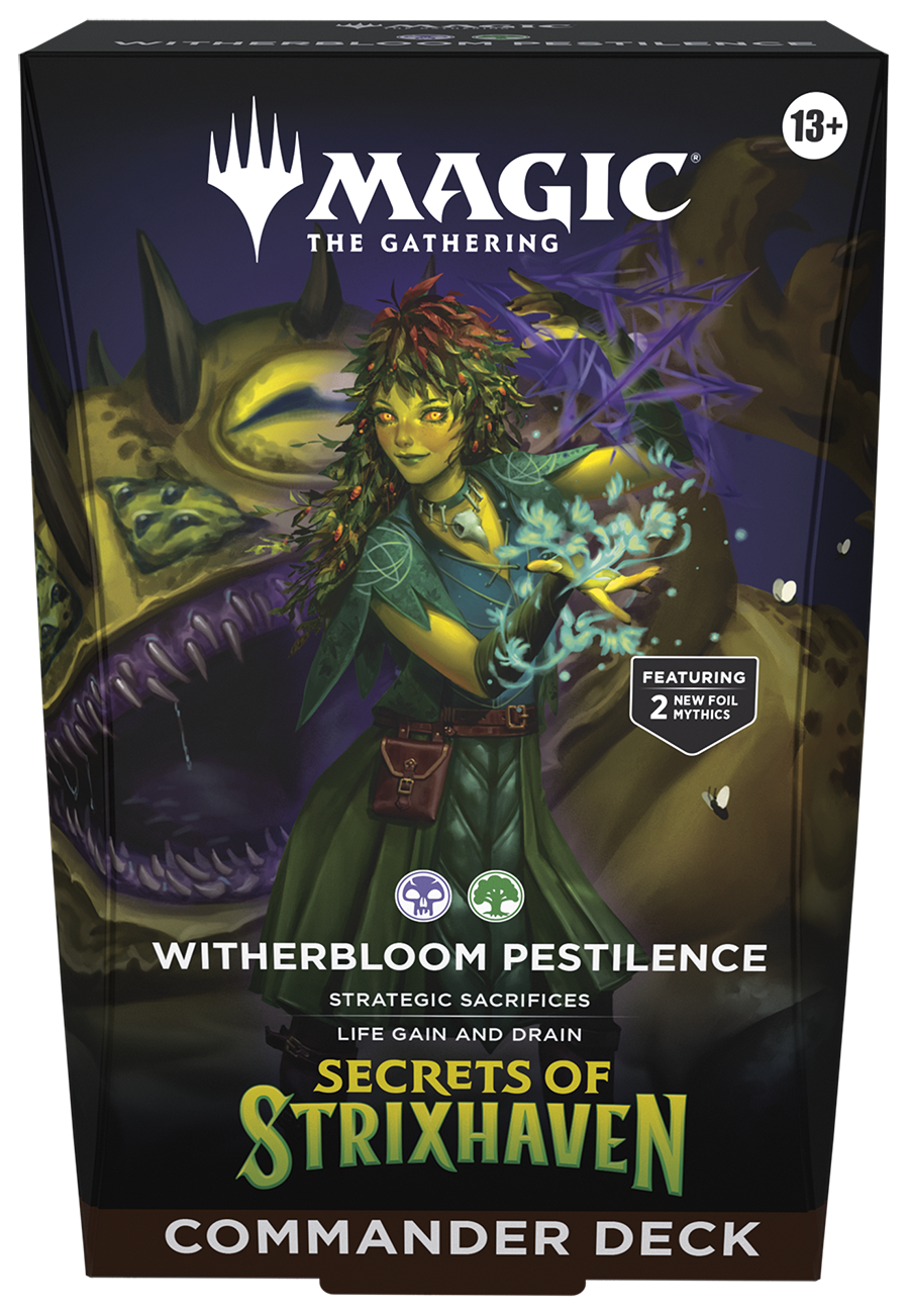 Secrets of Strixhaven - Witherbloom Pestilence Commander Decks