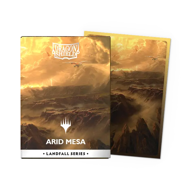 Matte Dual Art Sleeves - Landfall Series Arid Mesa x100