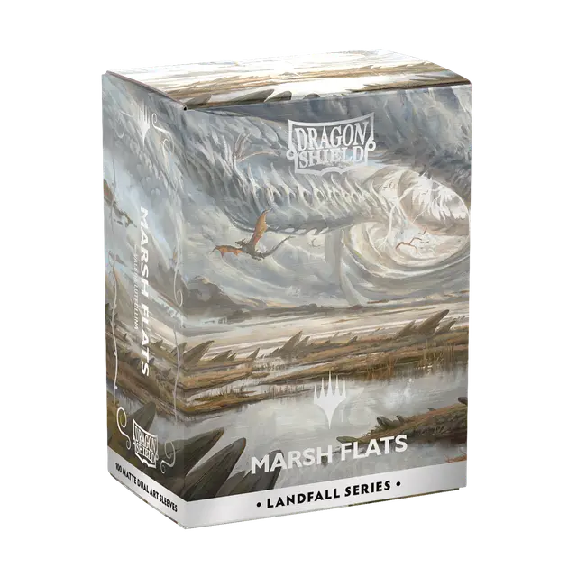 Matte Dual Art Sleeves - Landfall Series Marsh Flats x100