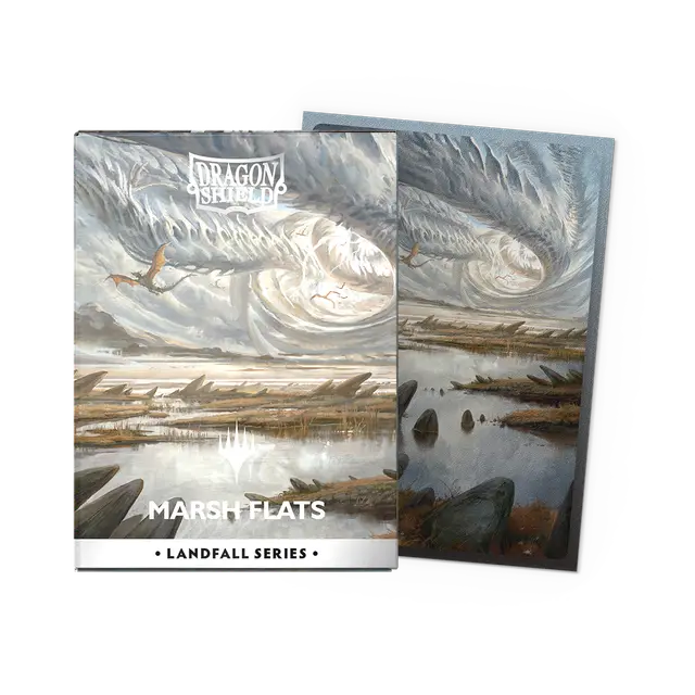 Matte Dual Art Sleeves - Landfall Series Marsh Flats x100