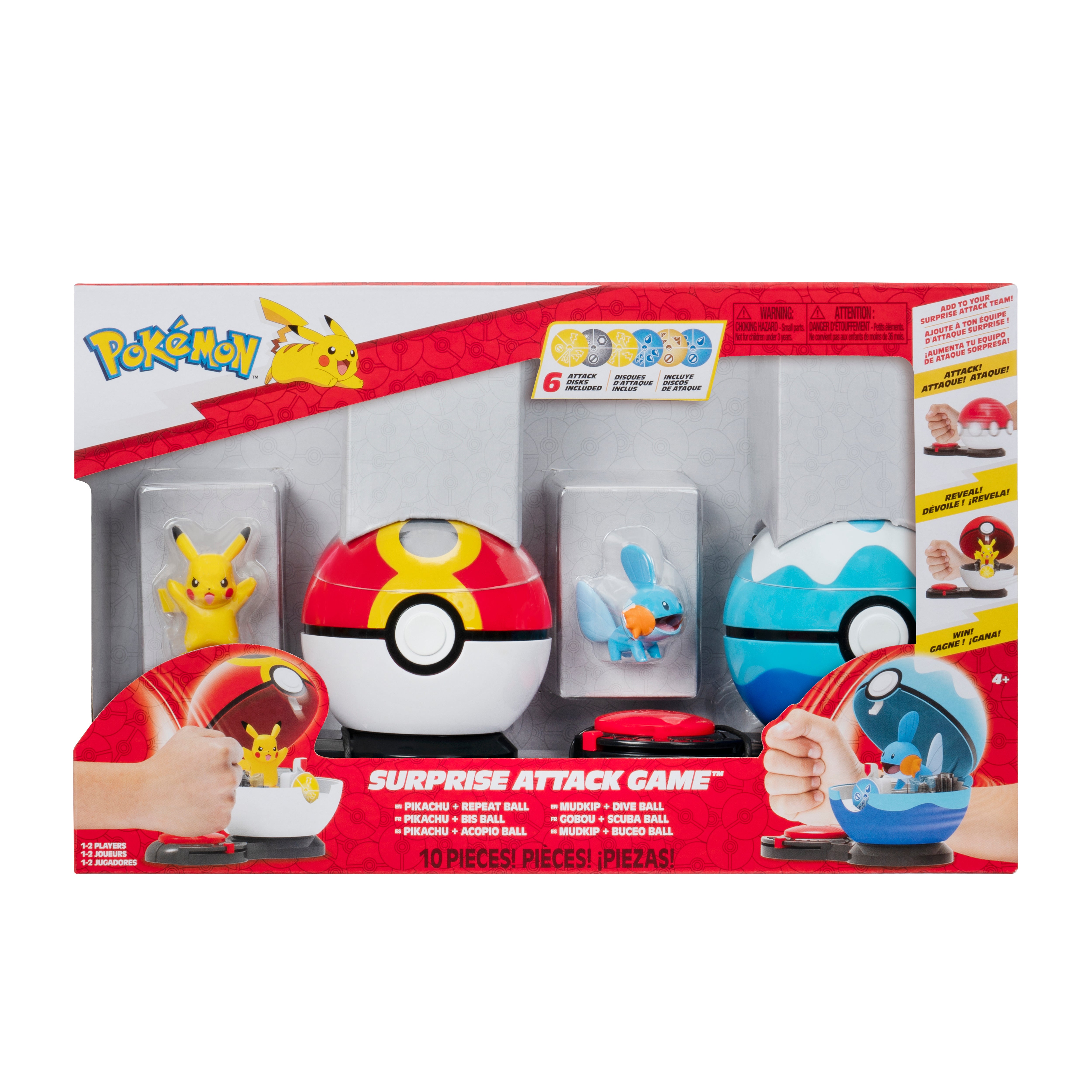 Juego Ataque Sorpresa Pokemon - Pack 2 Display